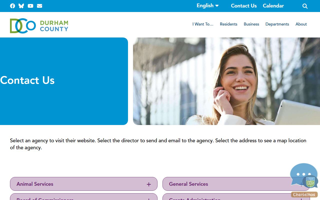 Durham County phone directory county department contact list